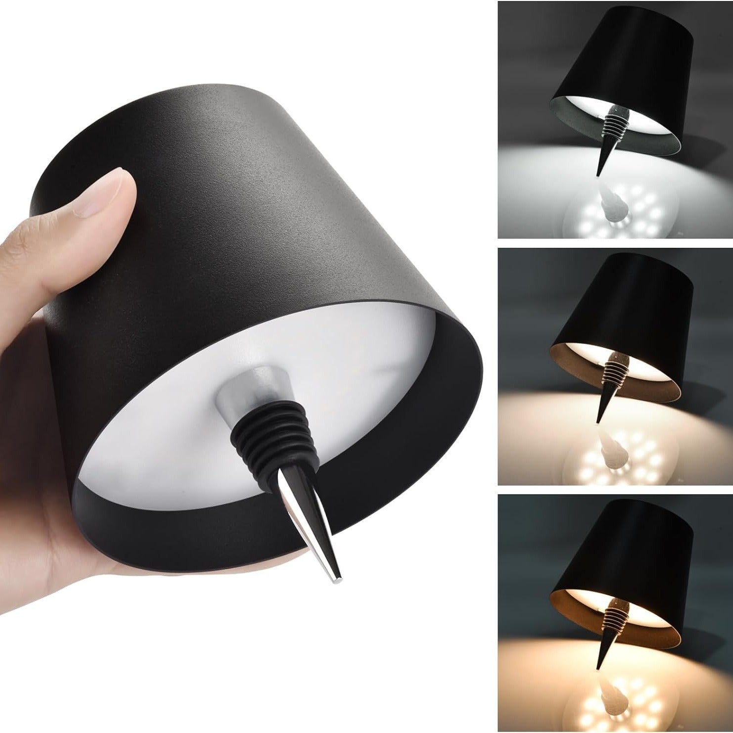 Creative bottle lamp RGB dimmable night light decor