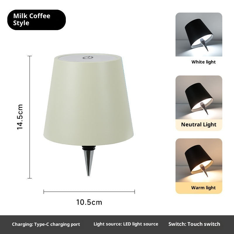 Touch control LED bottle lamp for home and party lighting